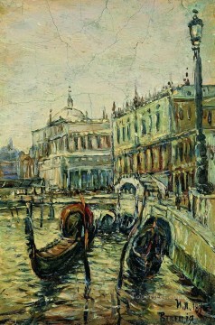 venice 1890 Isaac Levitan cityscape Oil Paintings